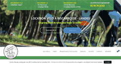 Desktop Screenshot of location-velos-biscarrosse.com